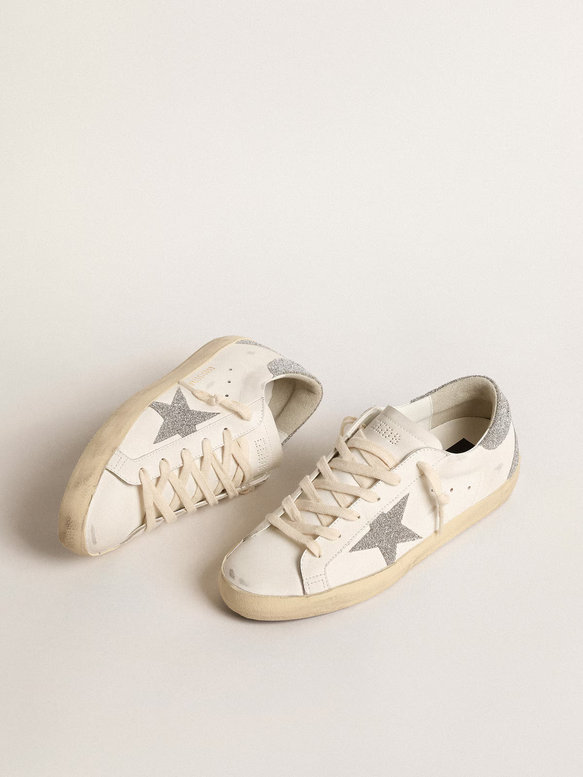 GGDB - Super-Star pour femme avec étoile et contrefort en cristaux Swarovski argentés